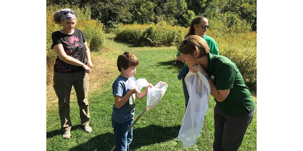 Staff and participants at the Pollinator Field Day in 2019. Photo courtesy of Columbus Recreation and Parks Department.