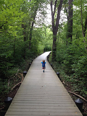 Hiking in your local park can give kids a chance to explore and build self-confidence