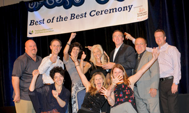 Representatives from across the country, including this group from the Chicago Park District, were recognized for their hard work and dedication in Anaheim.