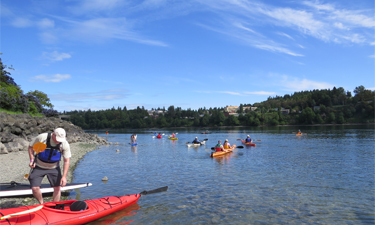 Create a water trail and provide new recreational opportunities for your community. Photo: Visit Kitsap Peninsula.