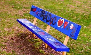 An Idaho high school student uses laser technology to remove graffiti from city parkland.