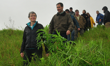 Secretary Jewell highlighted her department's commitment to landscape-level conservation during a recent trip to the Everglades. Credit: U.S. Department of the Interior/Jose Calabeiro.