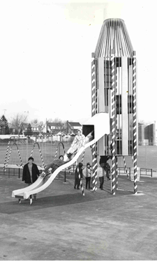 Decades ago, as today, playgrounds were inspiring young children to use their imaginations and create their own worlds through play.