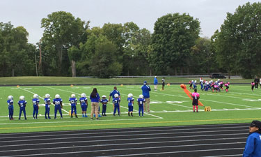 With funding from the NFL Foundation Grassroots Program, the Indianapolis Parks Foundation and the city of Indianapolis installed the 6-acre Central Greens Field, seen here.