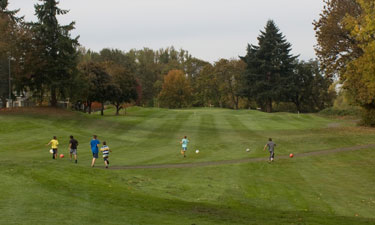 Children and families enjoy the added soccer/disc golf amenity, which opens up Middlefield to more members of the community.